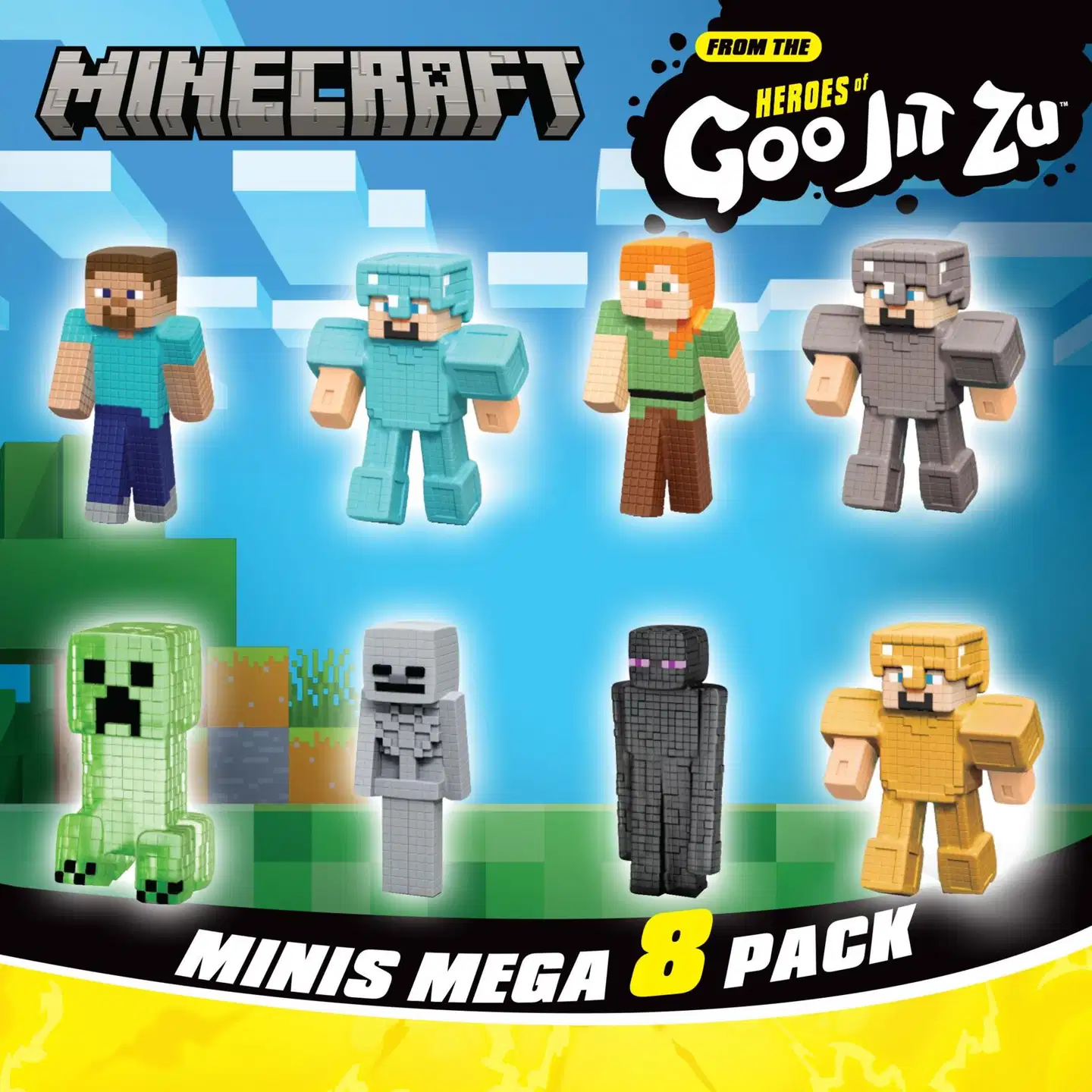 Goo Jit Zu Minecraft Minis 8-Pk - 5