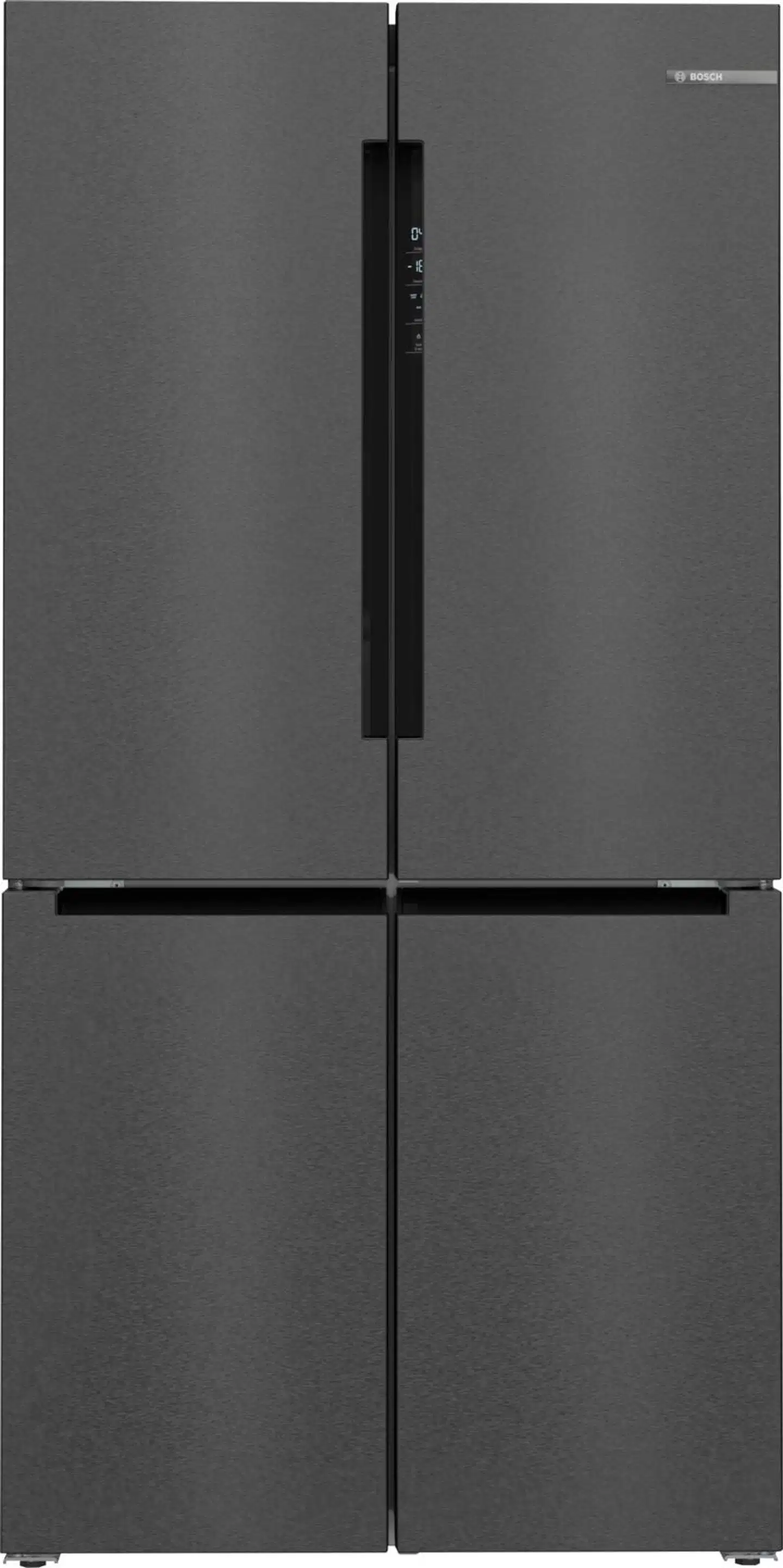 Bosch Serie 4 French door -jääkaappipakastin 4 ovea 183 x 90.5 cm tumma antrasiittivärinen teräs total no frost - 1