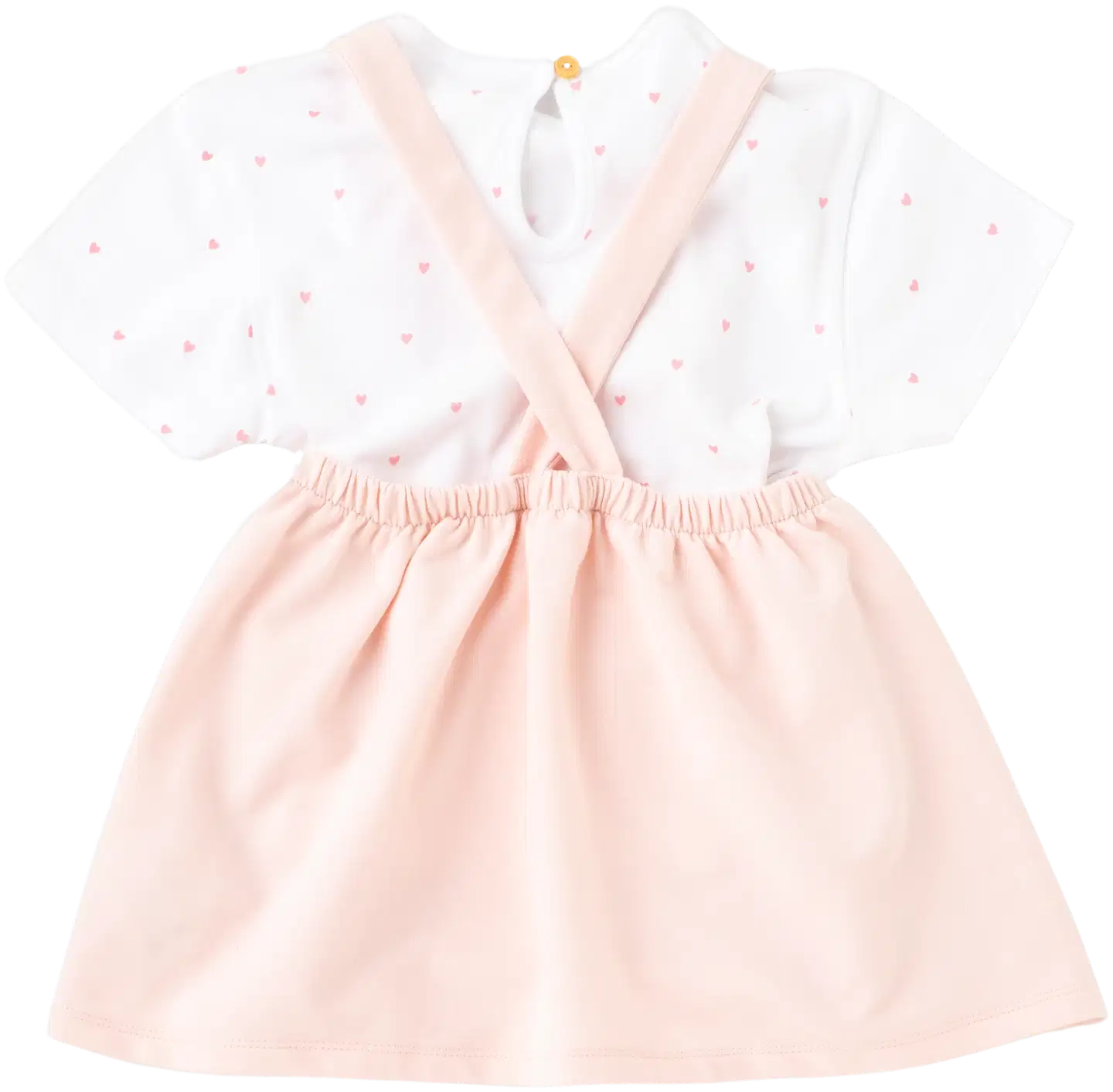 TEX BABY vauvojen setti liivimekko ja t-paita I274071 - PINK LIGHT 2 - 2