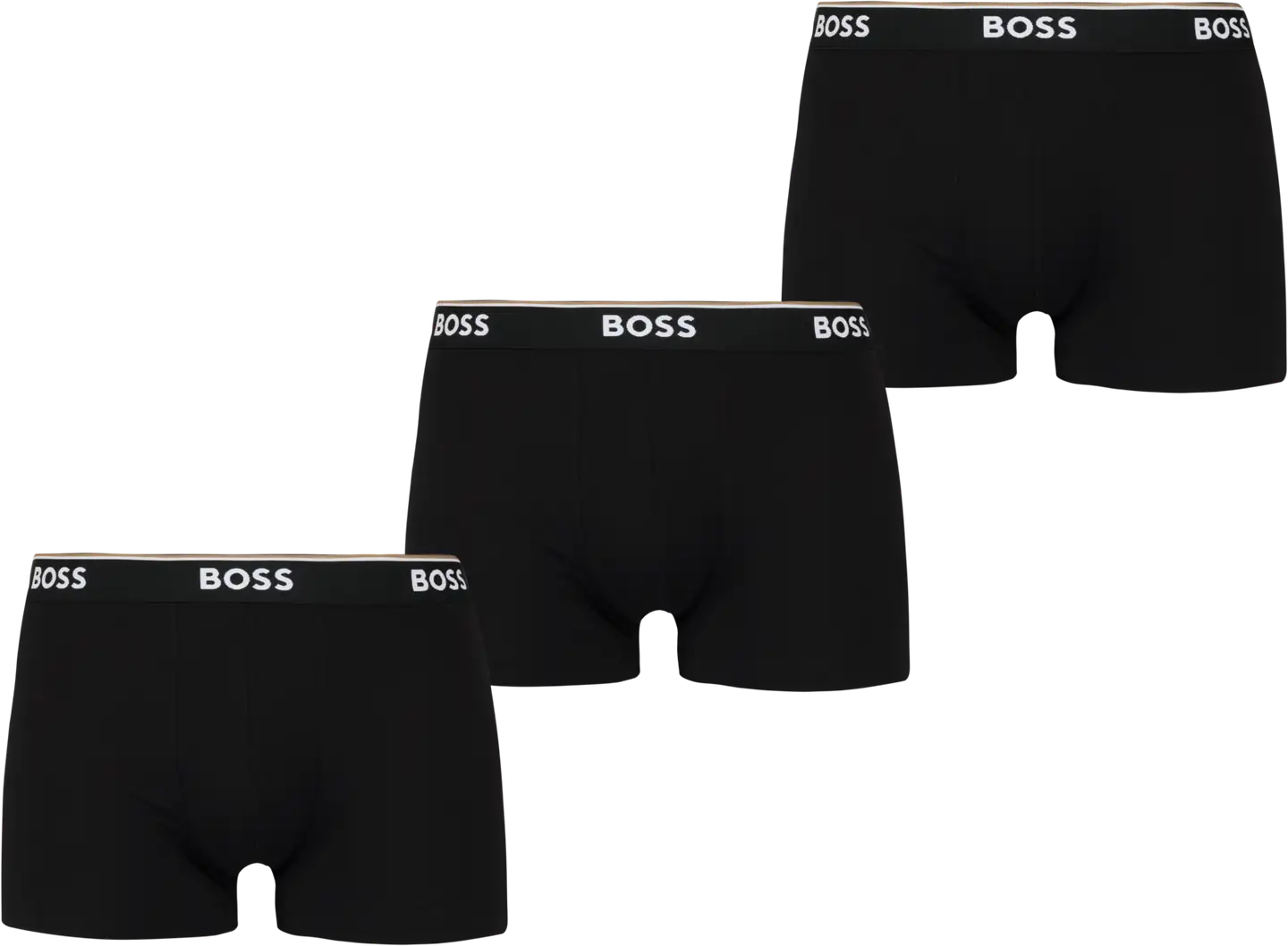 Hugo Boss miesten bokserit 50475274B 3-pack - BLACK - 1