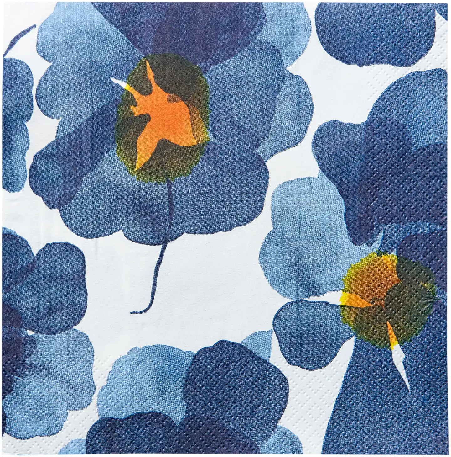 Marimekko Valssi sininen lautasliina 20kpl/33cm - 1