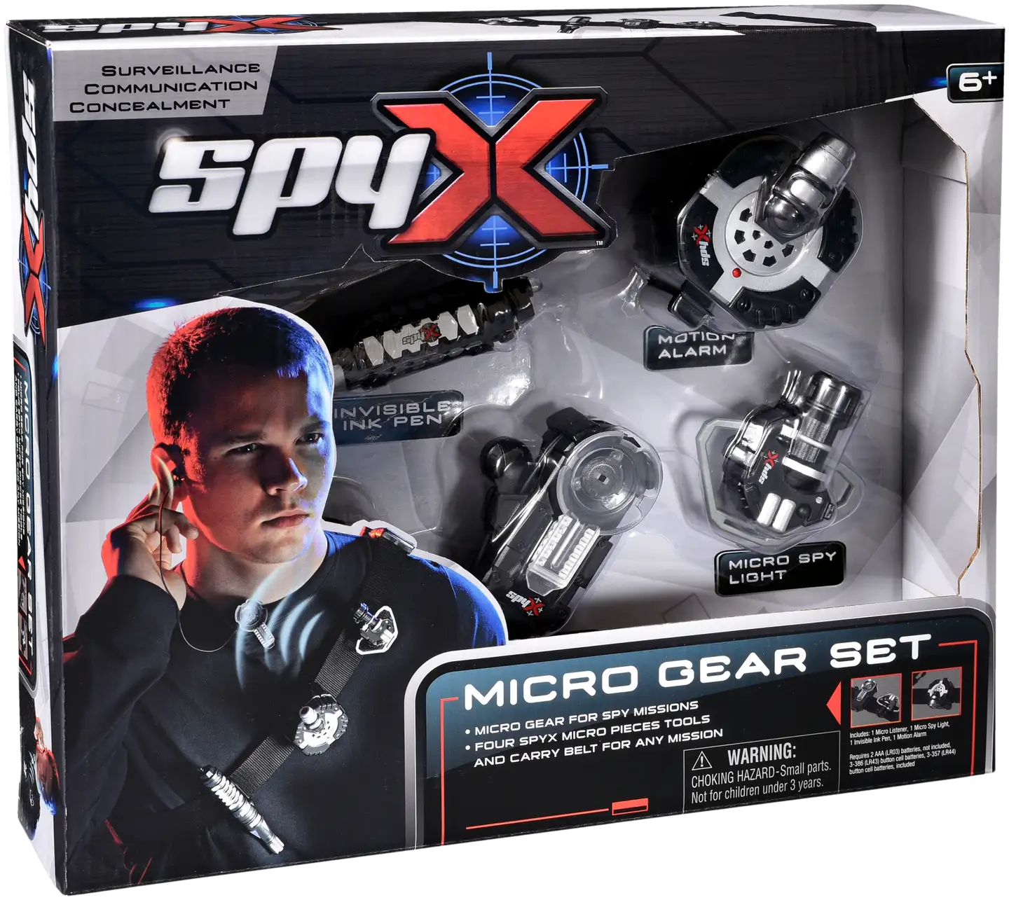 SpyX Micro Gear vakoilijan välinesarja 4 vakoilulaitetta - 1