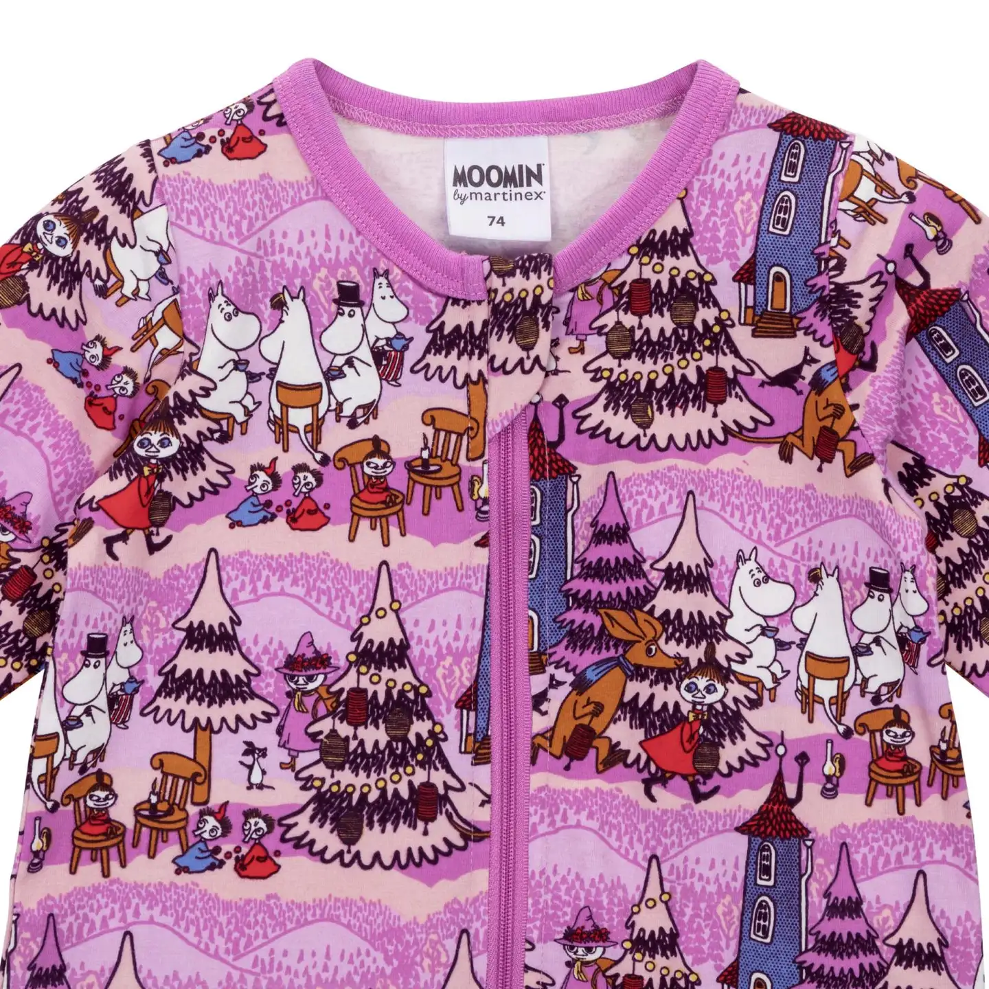 Moomin by Martinex vauvojen pyjama Pihajuhla 589980 - Pinkki - 2