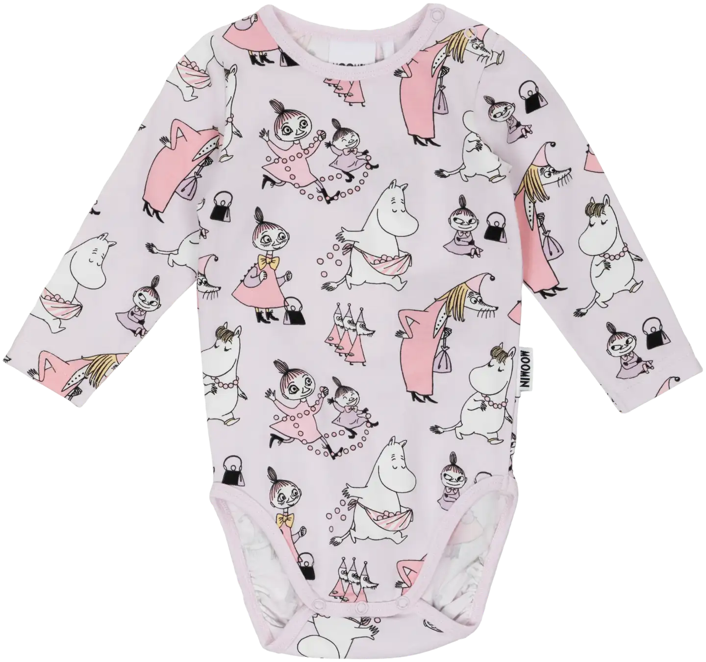 Muumi vauvojen body Helmileikki 591023 - liila - 1