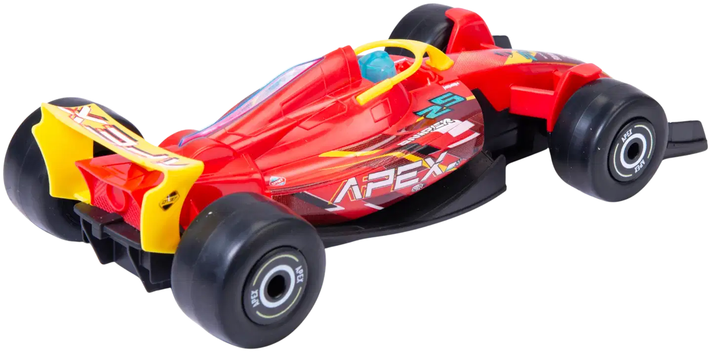 Dickie Toys Formula kilpa-auto Team APEX, 23 cm, 1:24, autossa valo- ja äänitoiminto - 5