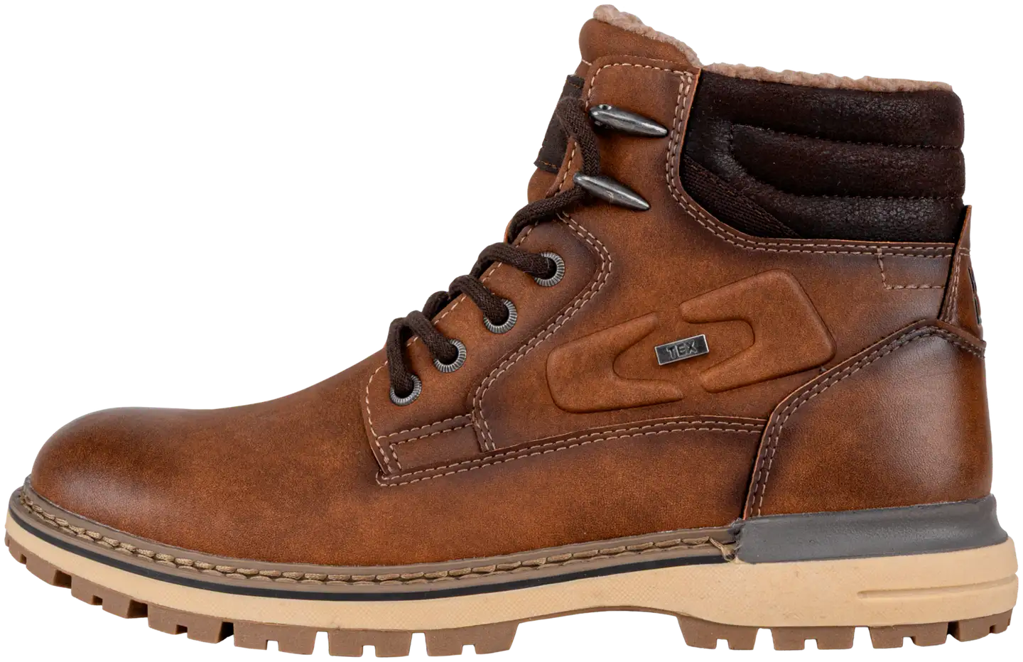 WKLY. miesten talvinilkkurit Huberta Mid Brown - COGNAC - 3