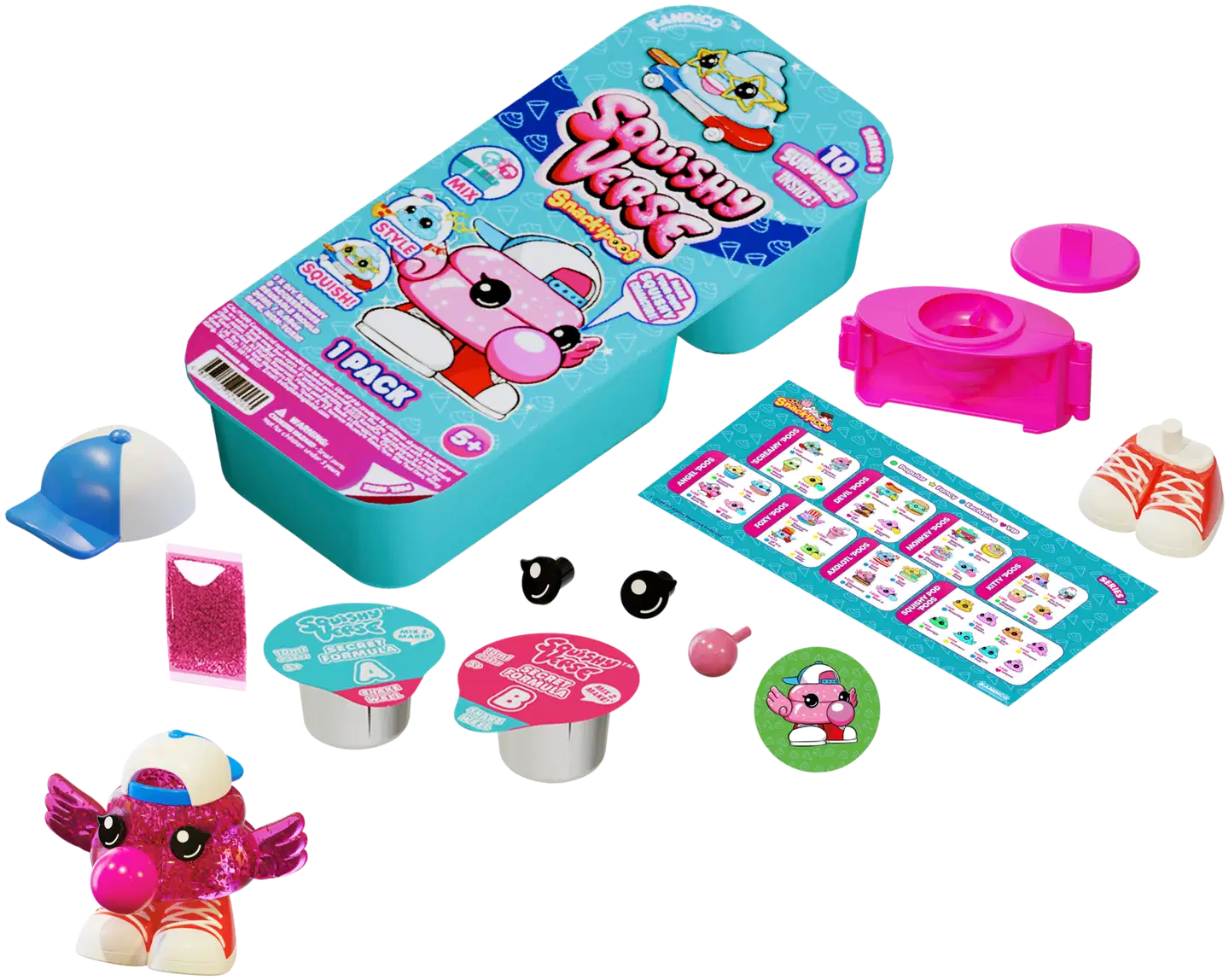 SquishyVerse Snackipoos 1 kpl - 1