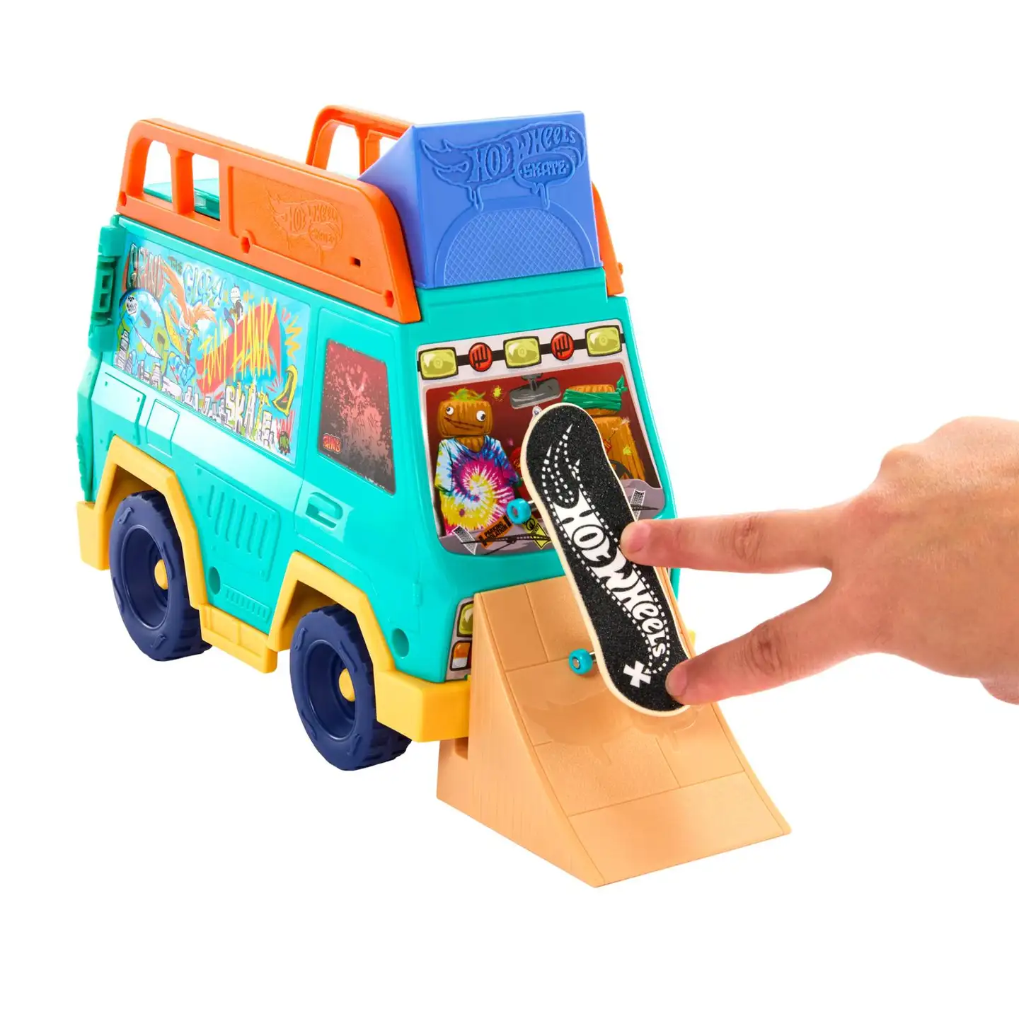 Hot Wheels Skate Van -Leikkisetti - 5