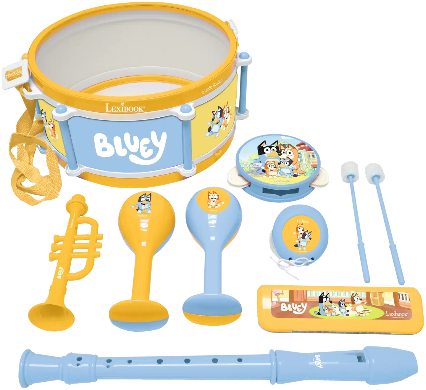 Bluey Music -soitinsarja 7 instrumenttia - 1
