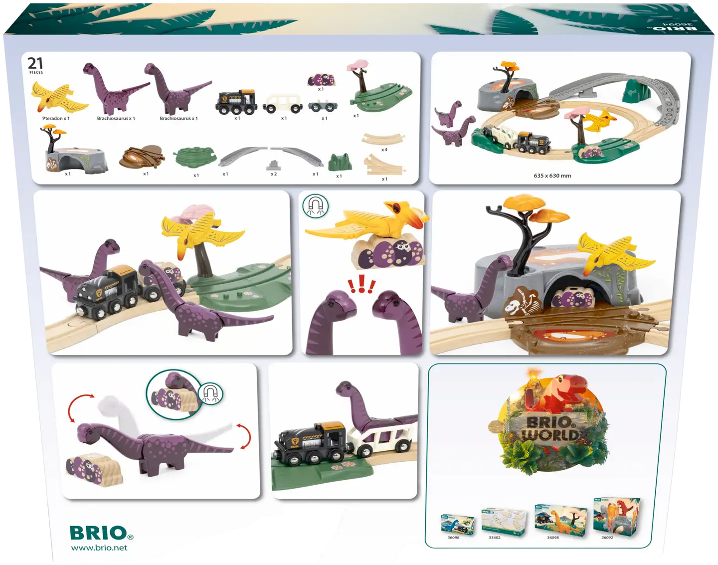 BRIO Dinosaurus seikkailusetti - 4