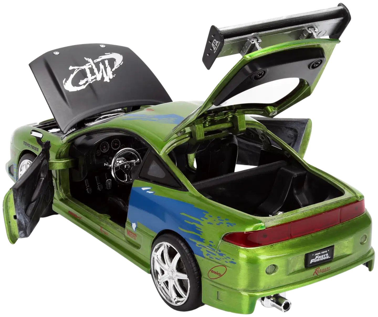 Jada - Fast & Furious Anniversary Brian's Mitsubishi Eclipse 1:24, 19 cm, die-cast - 7