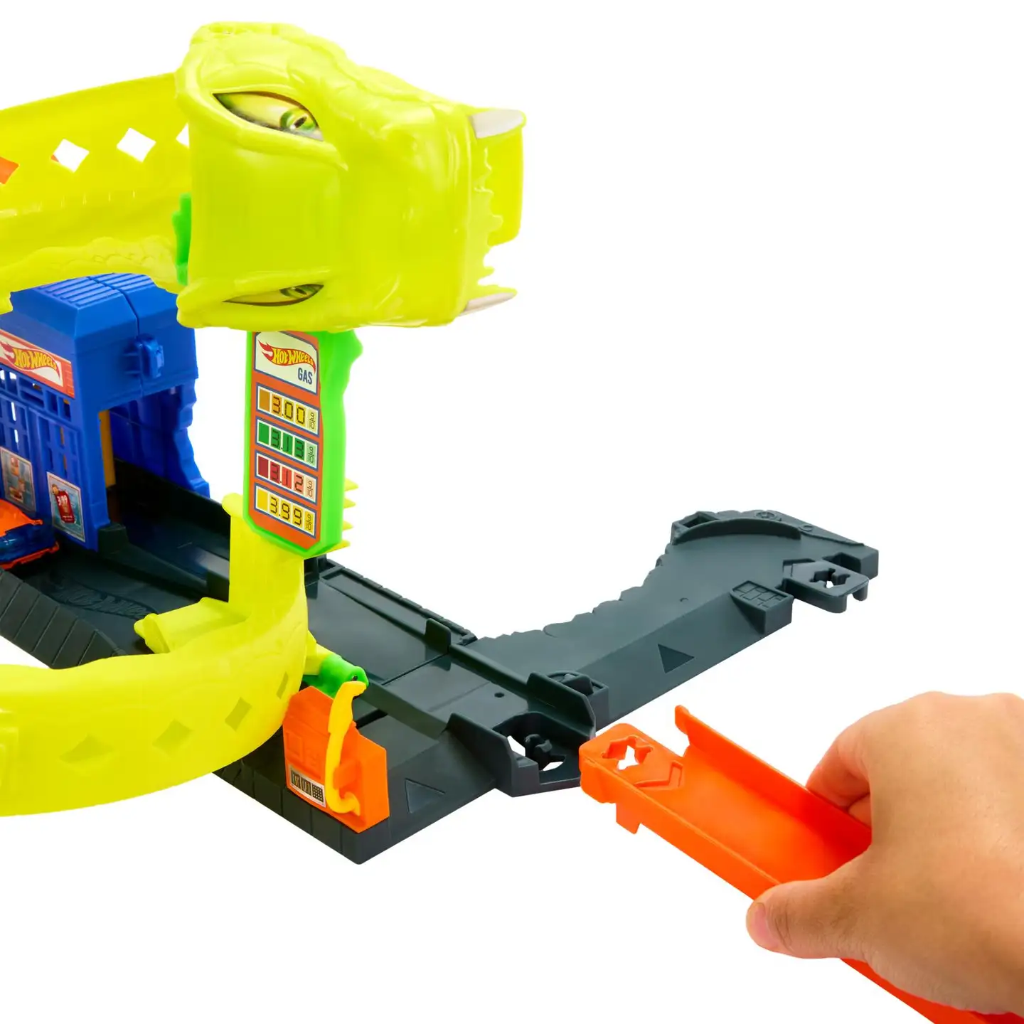 Hot Wheels City Snake Attack -Leikkisetti - 4