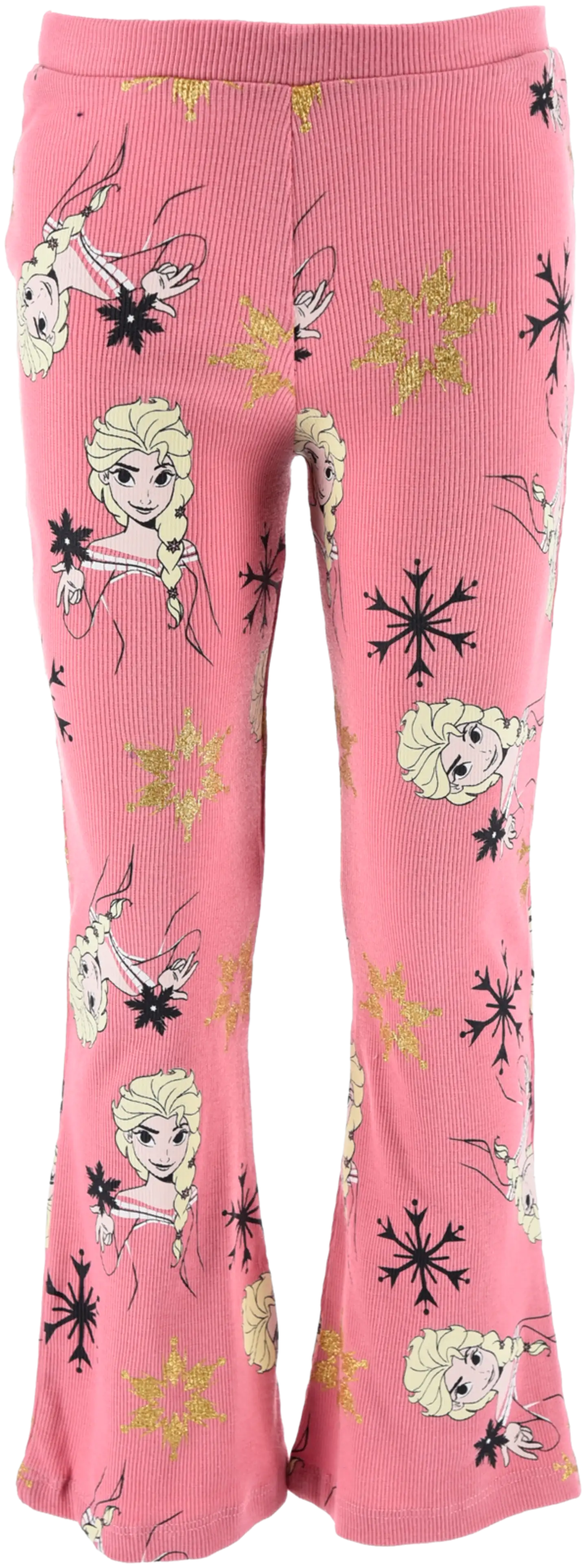 Lasten Frozen legging, laadukas kangas - pink - 4