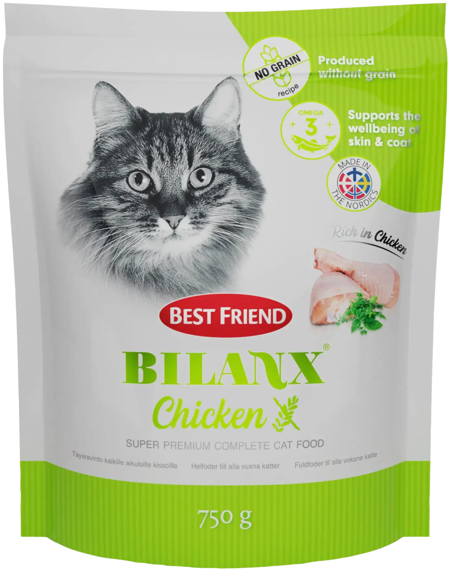 Best Friend Bilanx Viljaton kana 750g