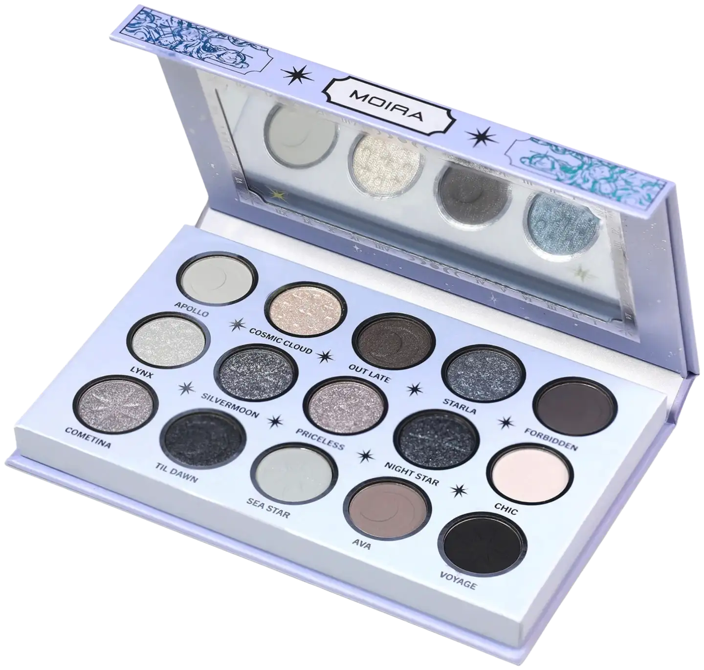 MOIRA Celestial Chic Eyeshadow Palette -luomiväripaletti - 1
