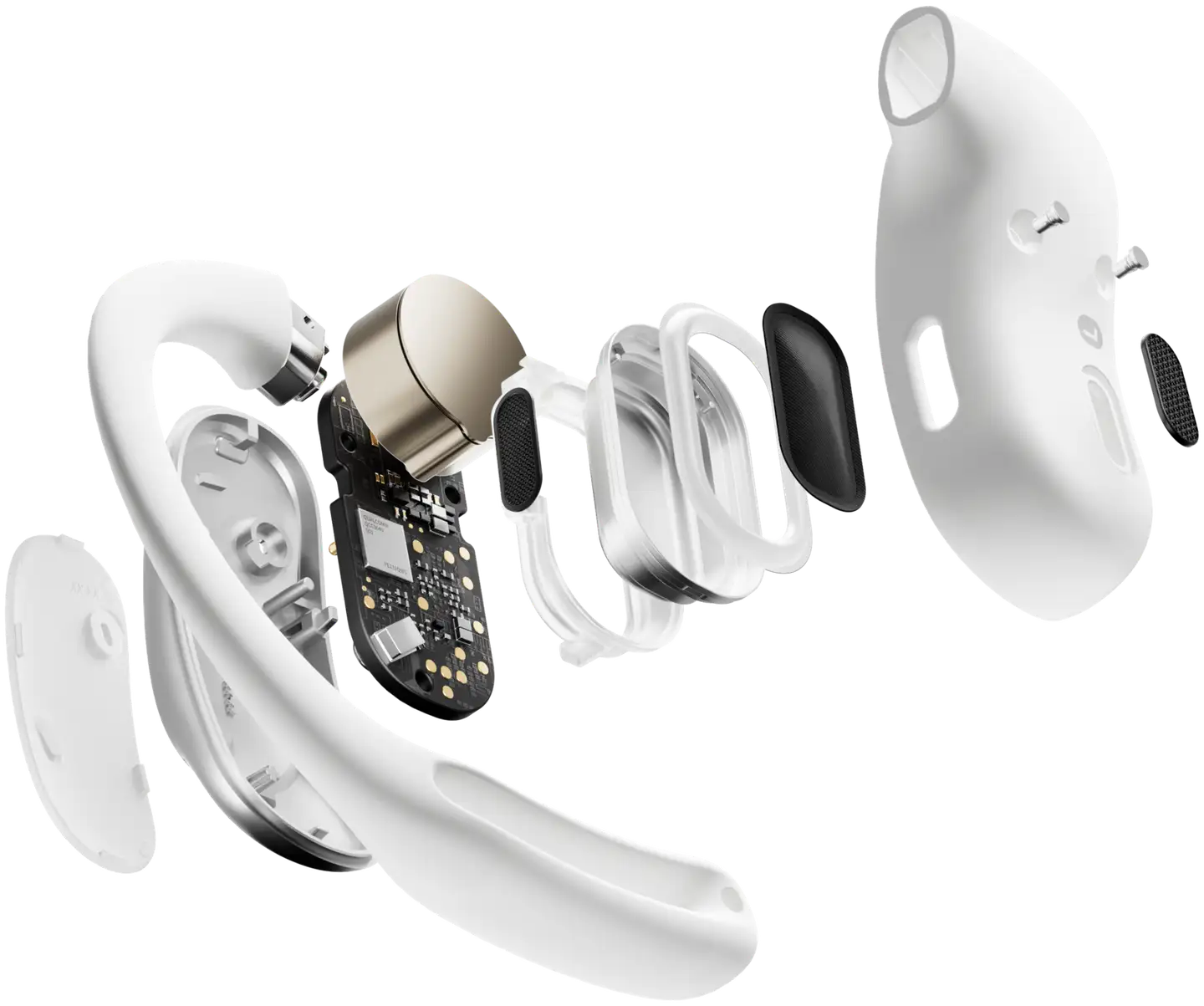 Shokz langattomat avoimet kuulokkeet OpenFit Air valkoinen - 5