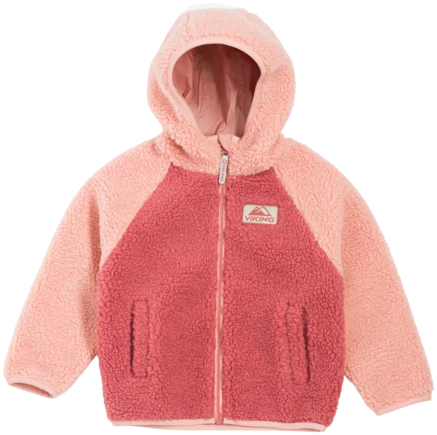 Viking lasten kääntötakki Play Reversible Pile Jacket 50-25035 - pink - 1