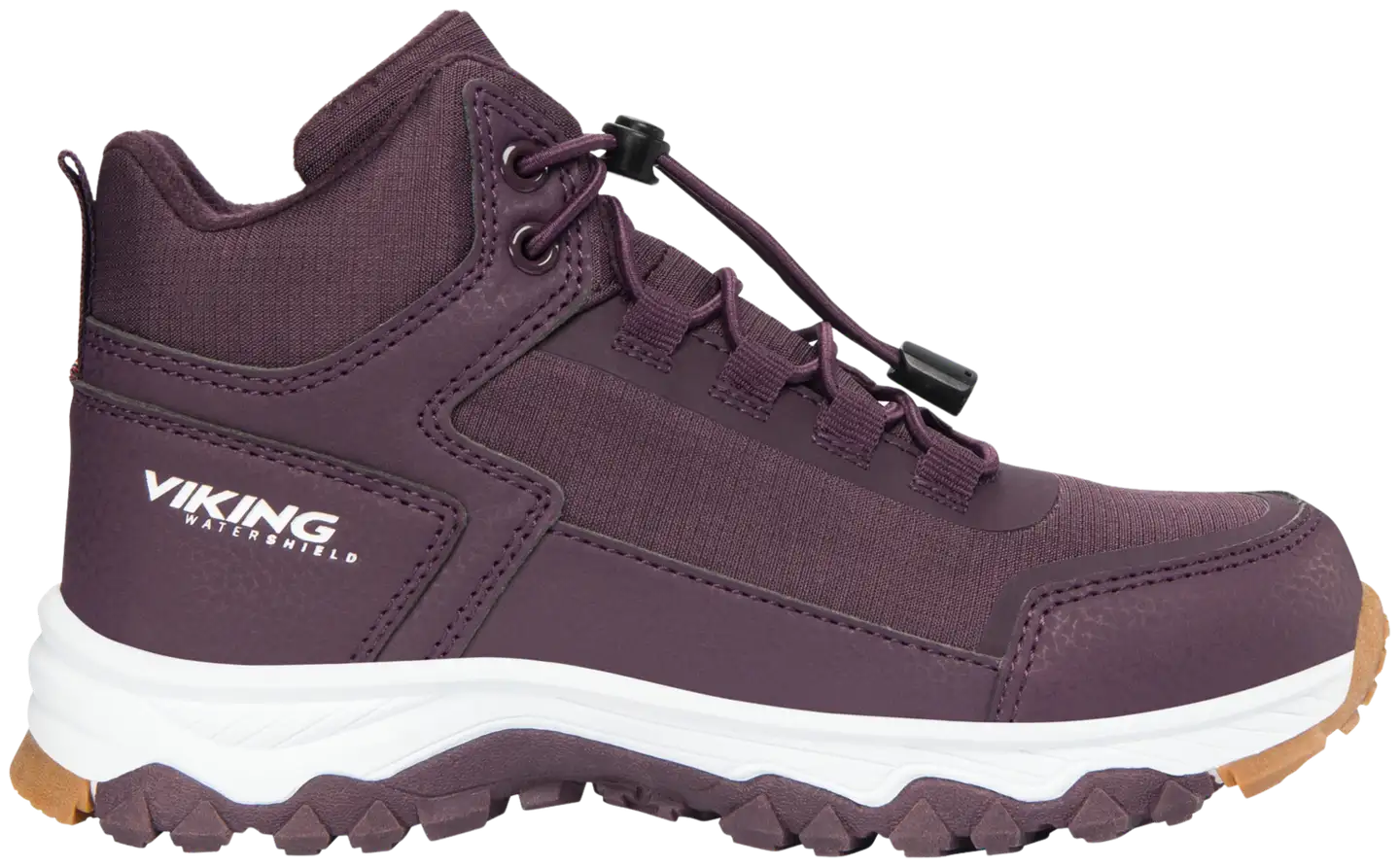 Viking lasten WP jalkineet 3-54650 Akkarvik Mid Warm - Plum - 1