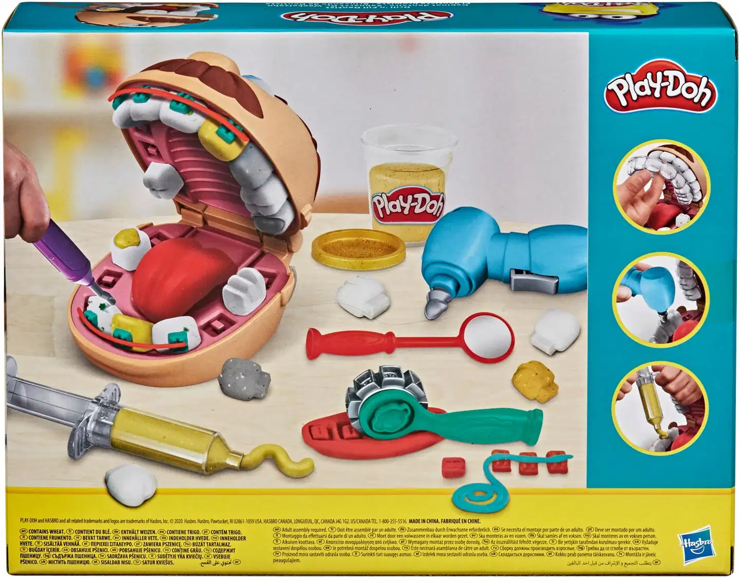 Play-Doh Muovailuvaha Drill'n Fill hammaslääkäri leikkisetti - 3
