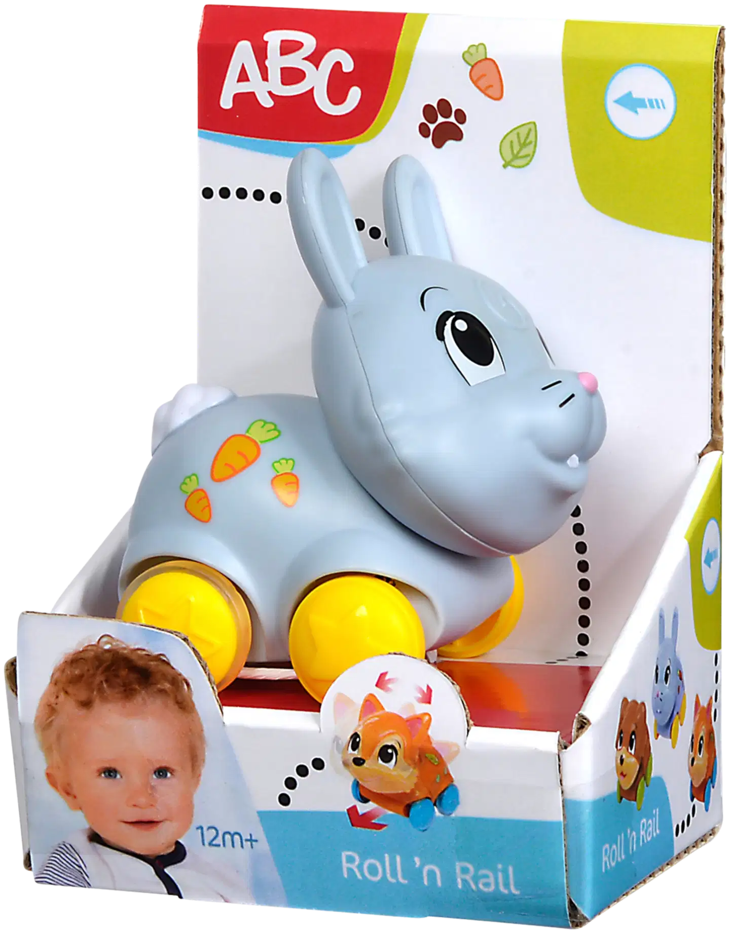 Simba ABC Hauskat eläinajokit, 8 cm, 3 erilaista, myydään yksittäin - 3