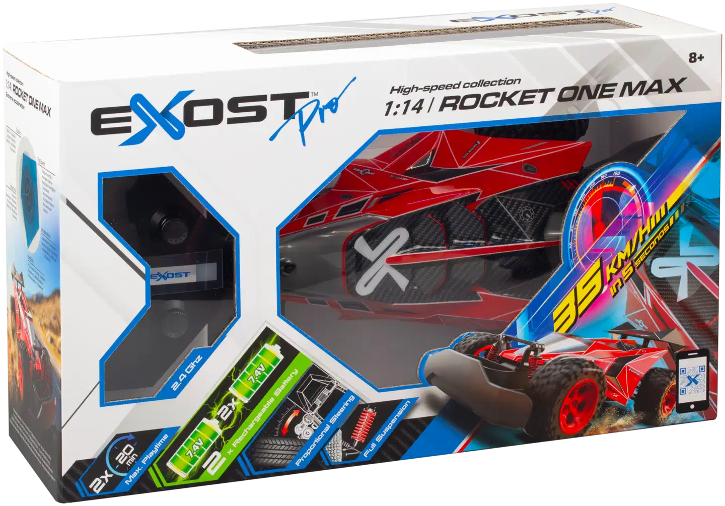 Exost Pro radio-ohjattava auto Rocket One Max - 10