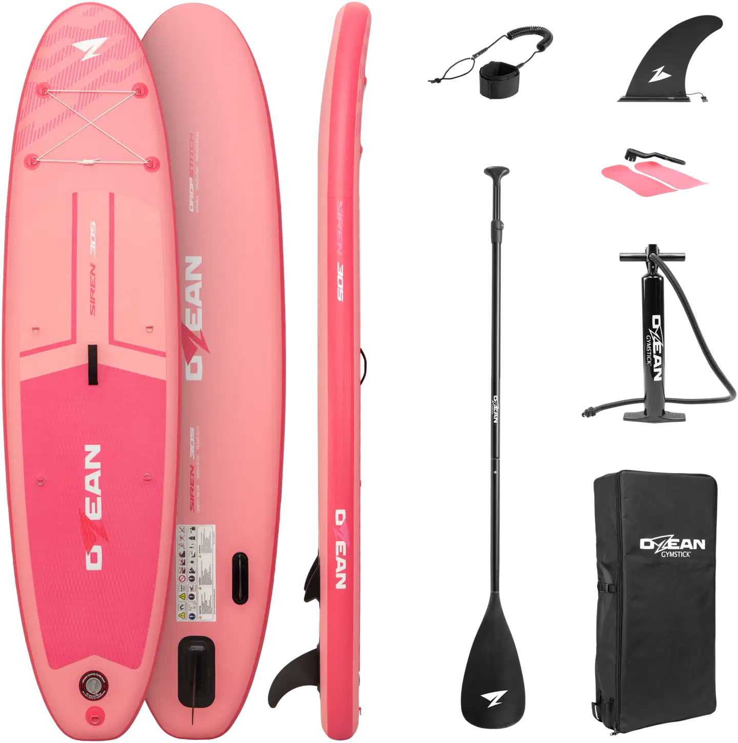 Ozean Siren 305 SUP-lauta - Pinkki - 1