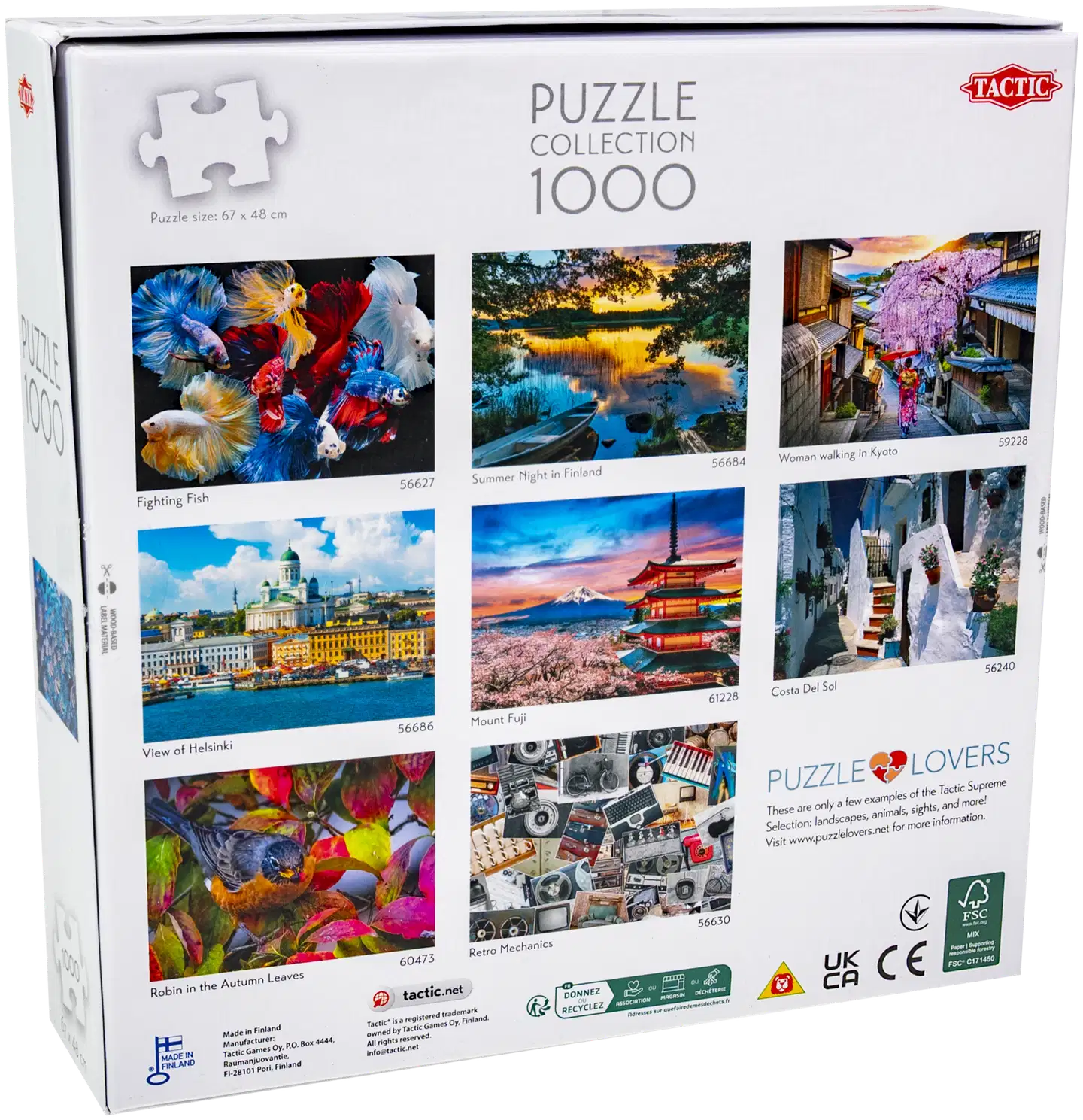 Tactic Palapeli Puzzle Lovers Bannerfish 1000 palaa - 5