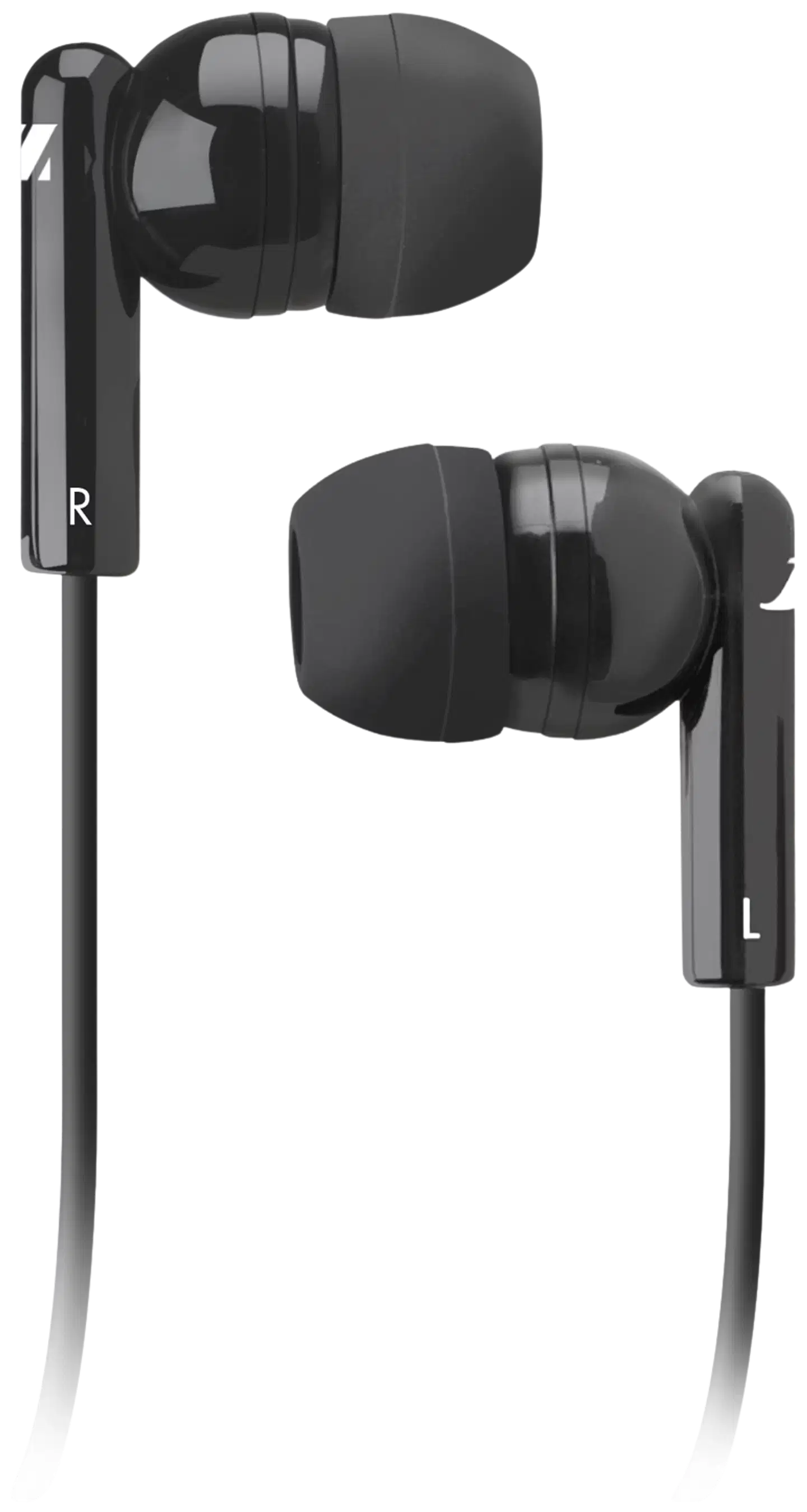 SBS langalliset nappikuulokkeet 3.5mm liittimellä Tune, musta - 1