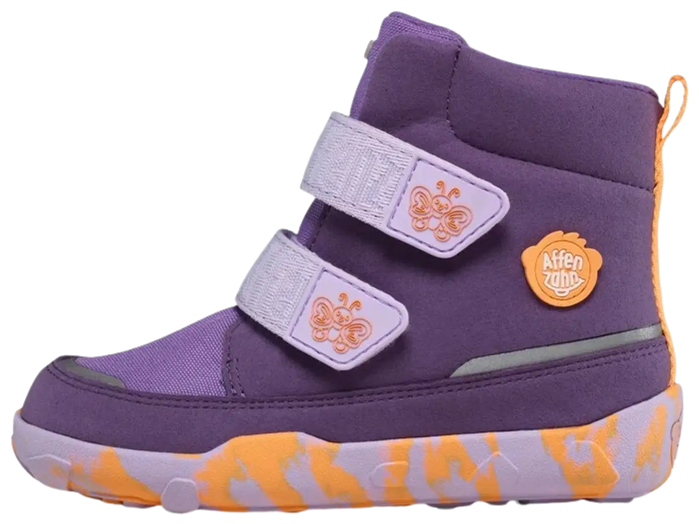Affenzahn paljasjalkasaappaat Vegan Comfy - Butterfly - purple - 5