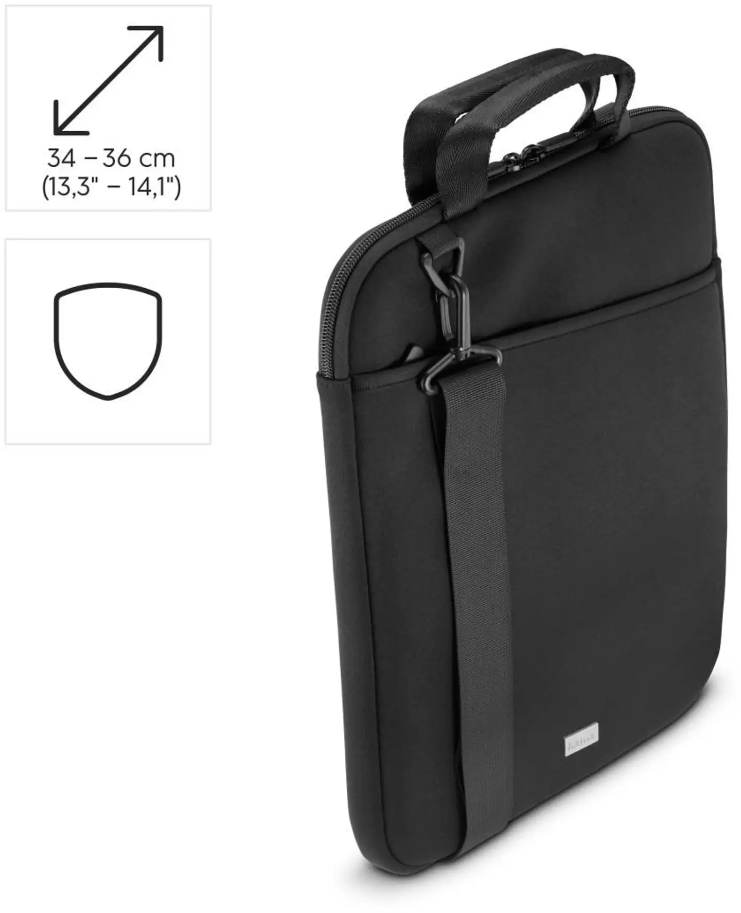Hama tietokonesuoja, Business To Go, 13.3" - 14.1", musta - 7