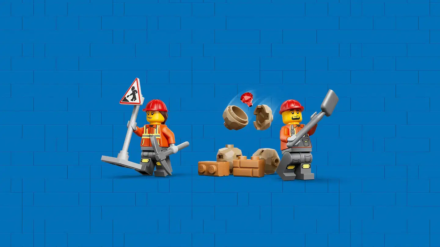 LEGO® City Great Vehicles 60480 Keltainen traktorikaivuri - 5