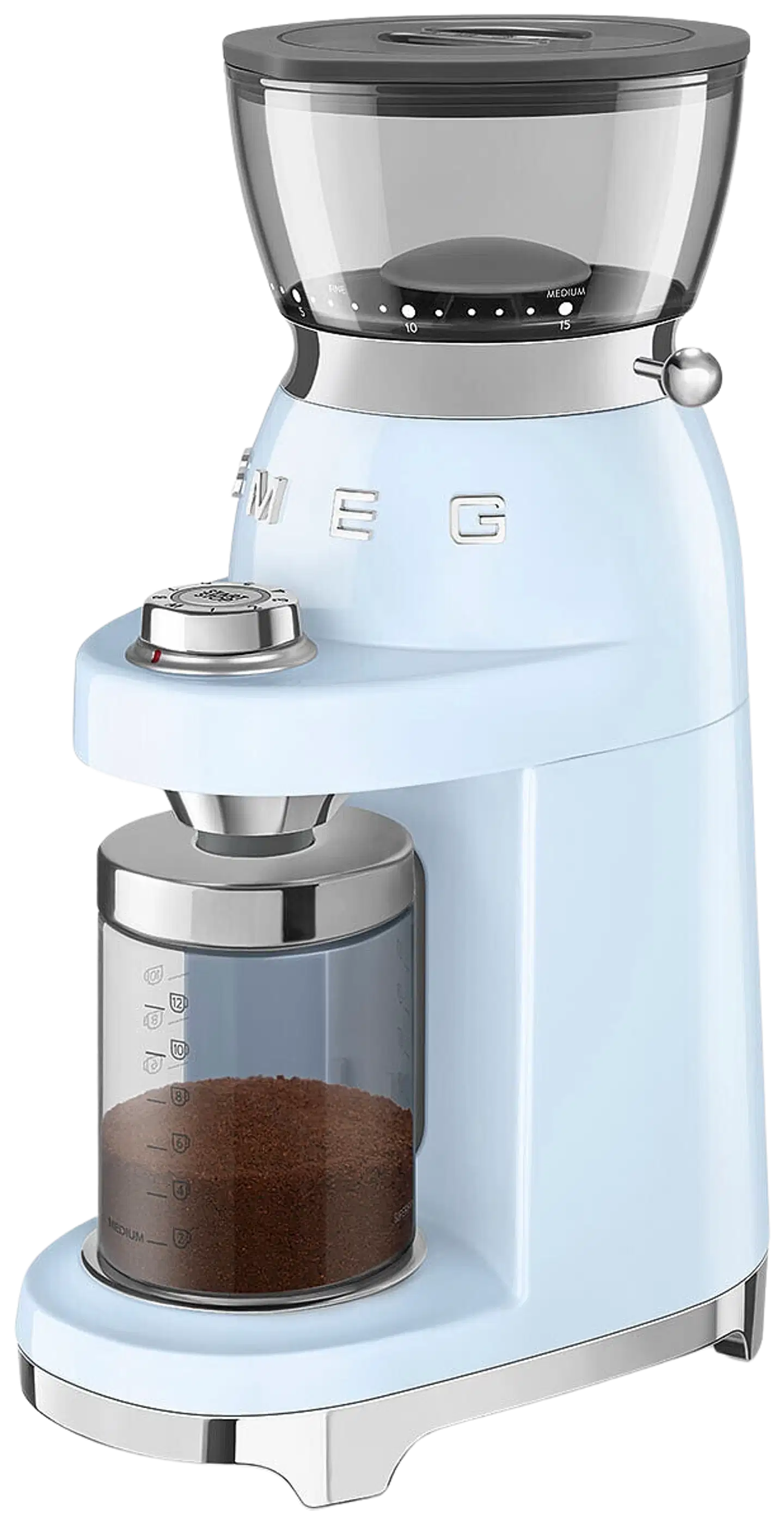 Smeg kahvimylly CGF03PBEU pastellinsininen - 7