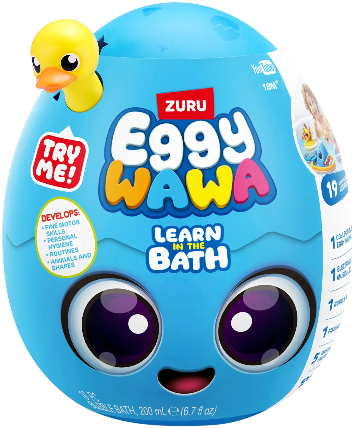 Zuru kylpyleikki Eggy Wawa Bath Time - 2