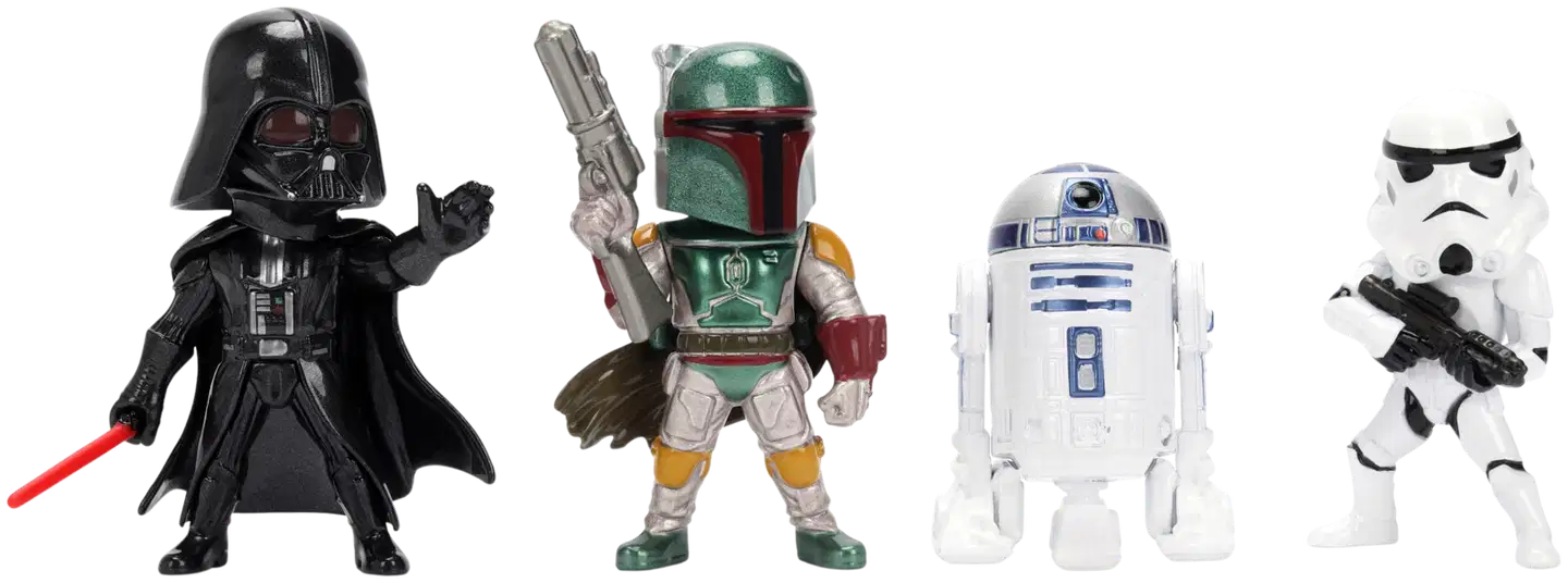 Jada Disney Star Wars keräilyhahmot, 6,5 cm, metallia (die-cast), 4 kpl/pkt - 2