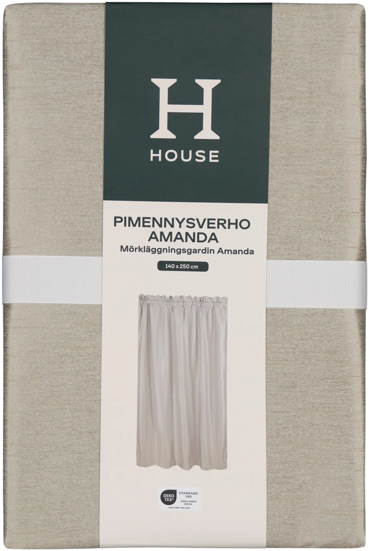 House pimennysverho Amanda 140 x 250 cm - BEIGE - 2
