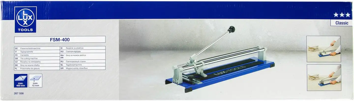 LUX-TOOLS laattaleikkuri 400mm Classic