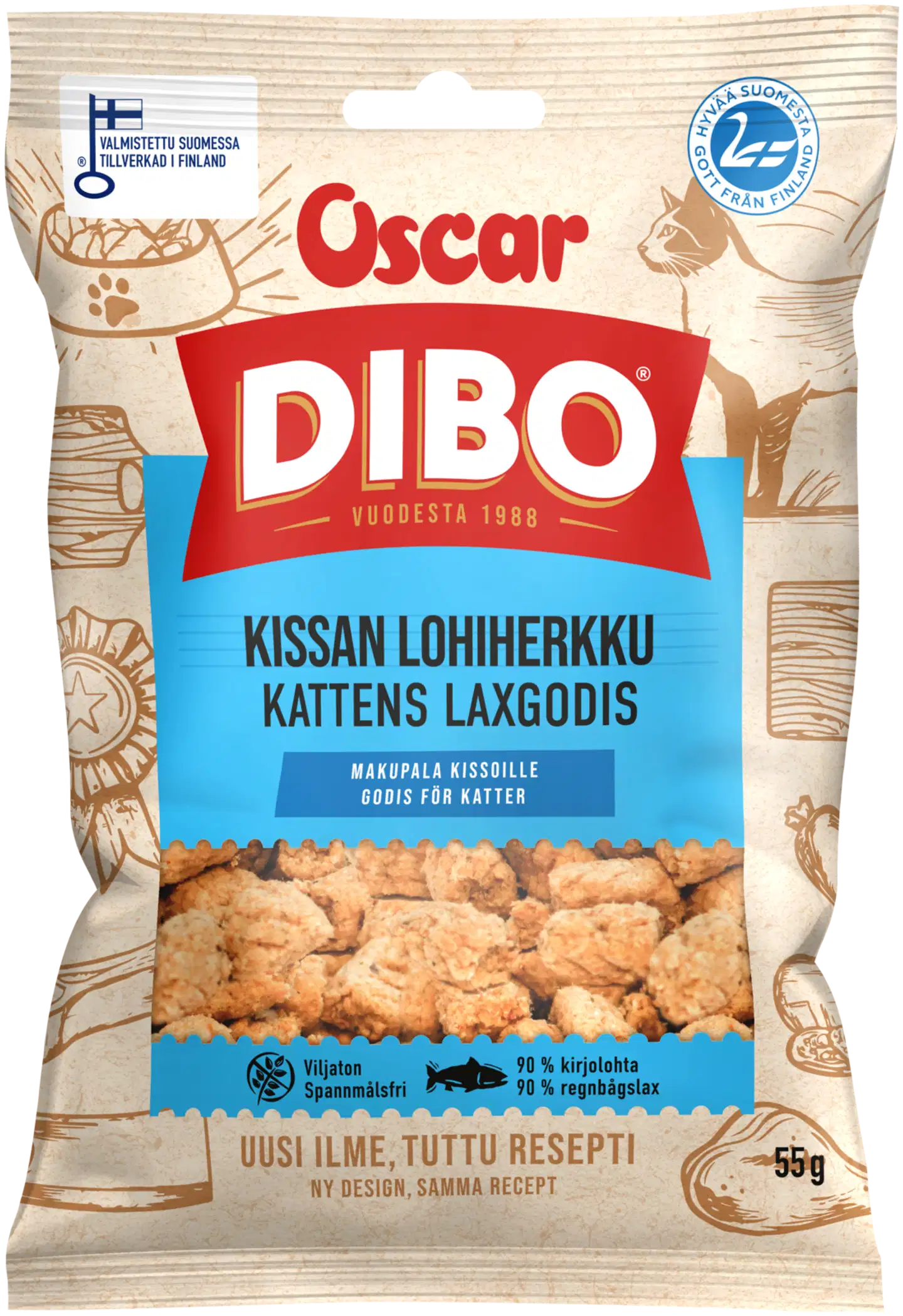 DIBO Kissan lohiherkku 55 g