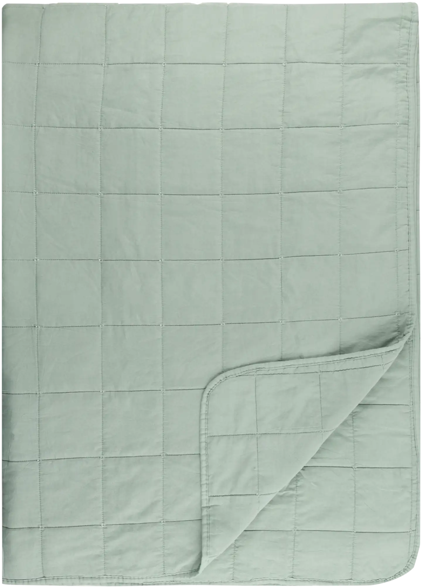 House päiväpeitto washed 260x260 cm salvian vihreä - 2