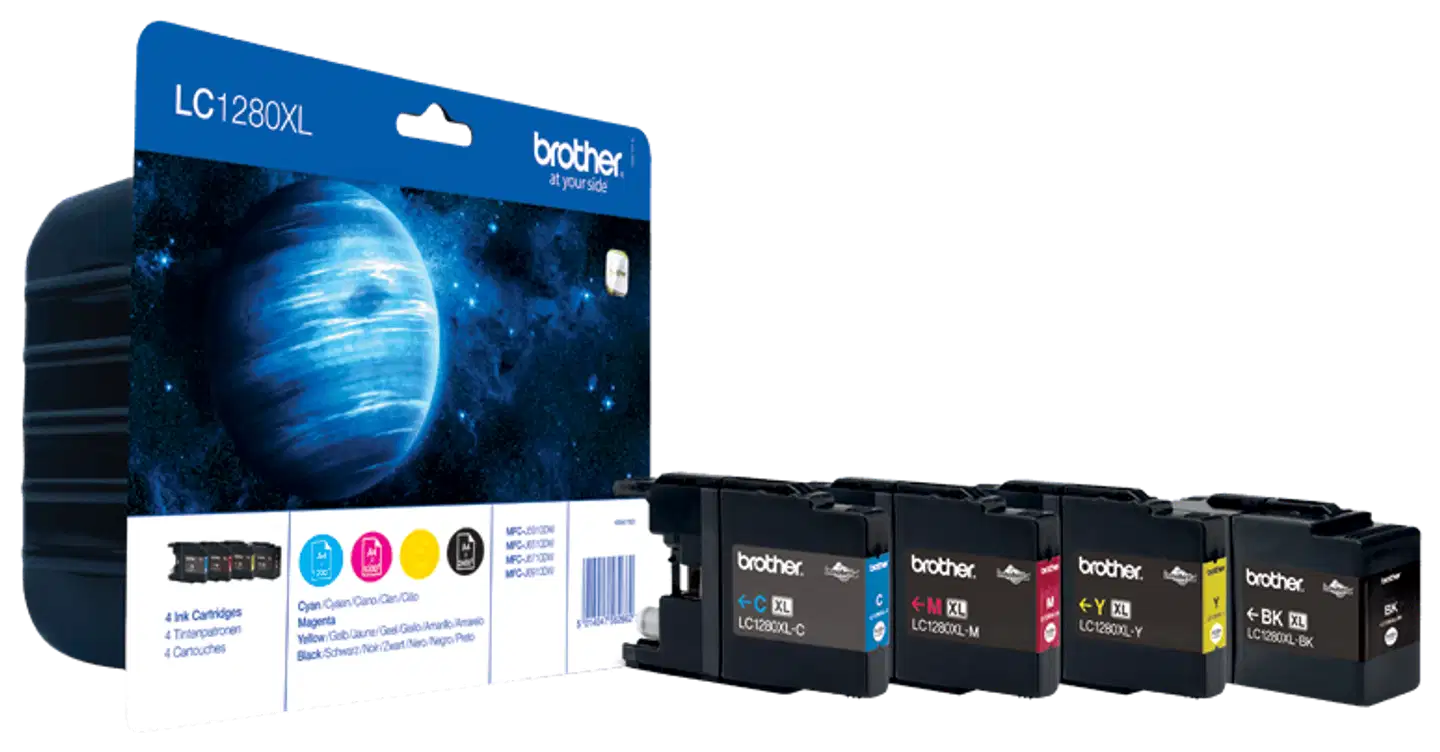 Brother mustepatruuna LC-1280XL BK/C/M/Y