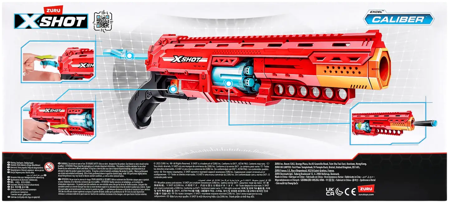 X-Shot leikkiase Caliber - 7