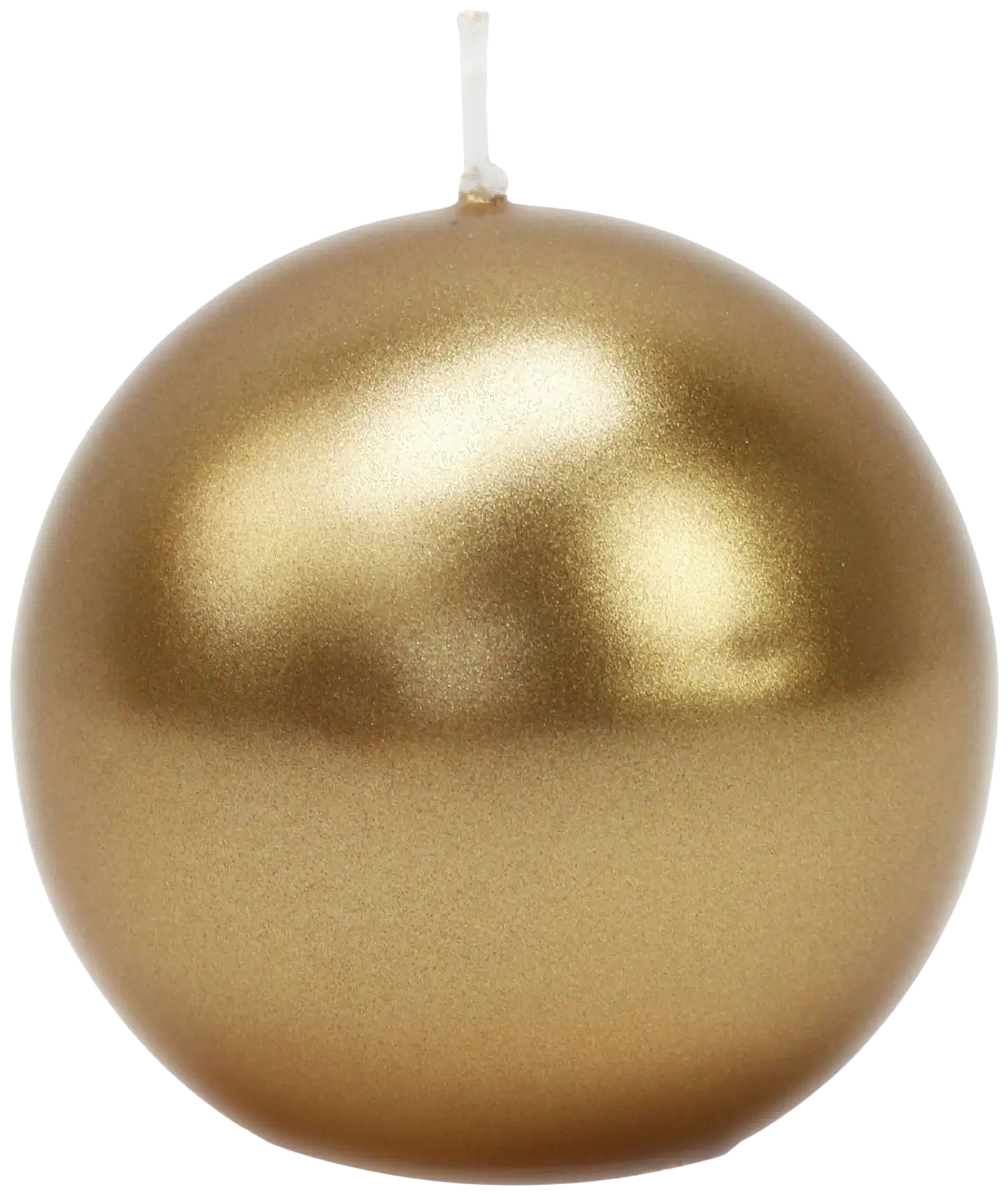 Pallokynttilä 8 cm kulta