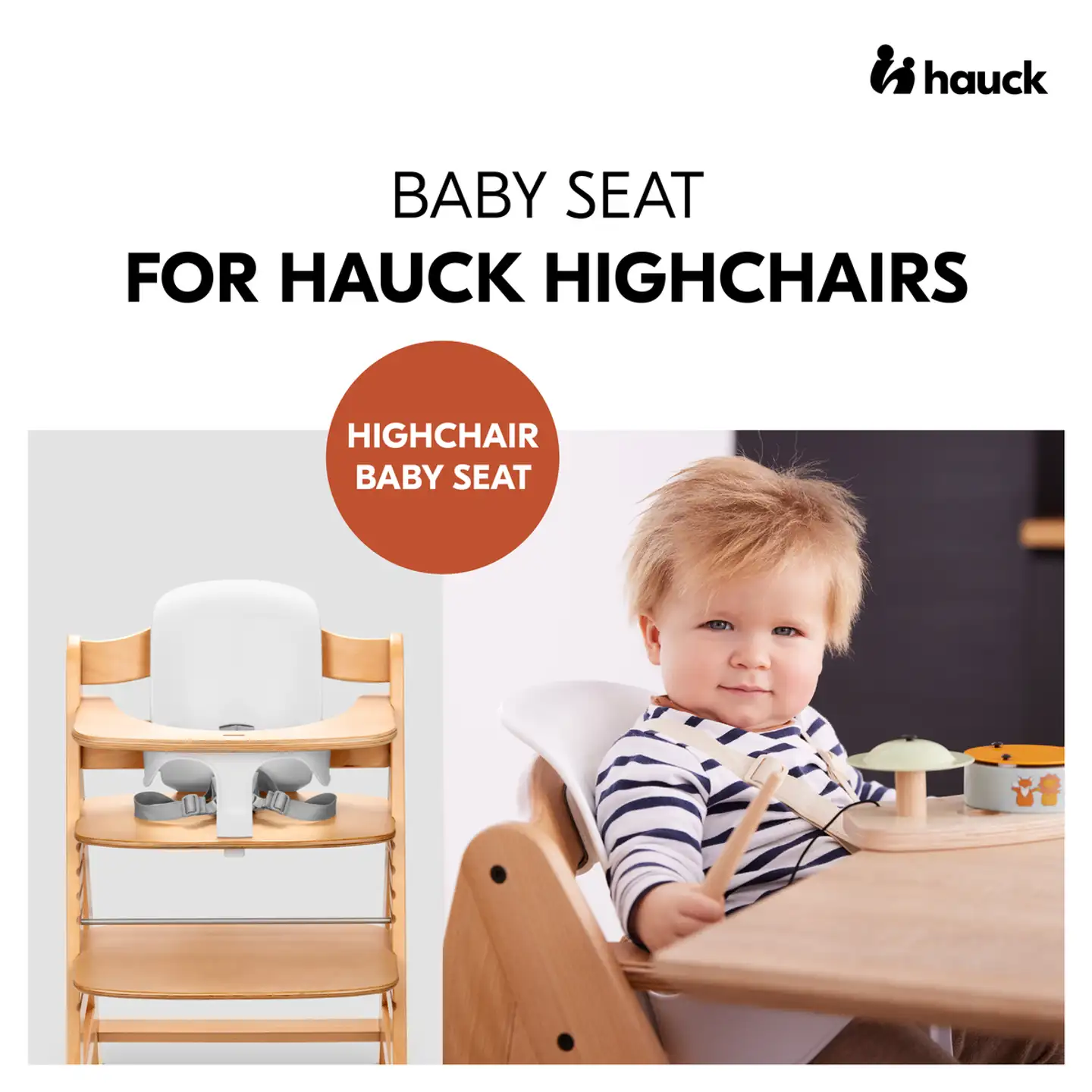 Hauck vauvaistuin syöttötuoliin Highchair - 15