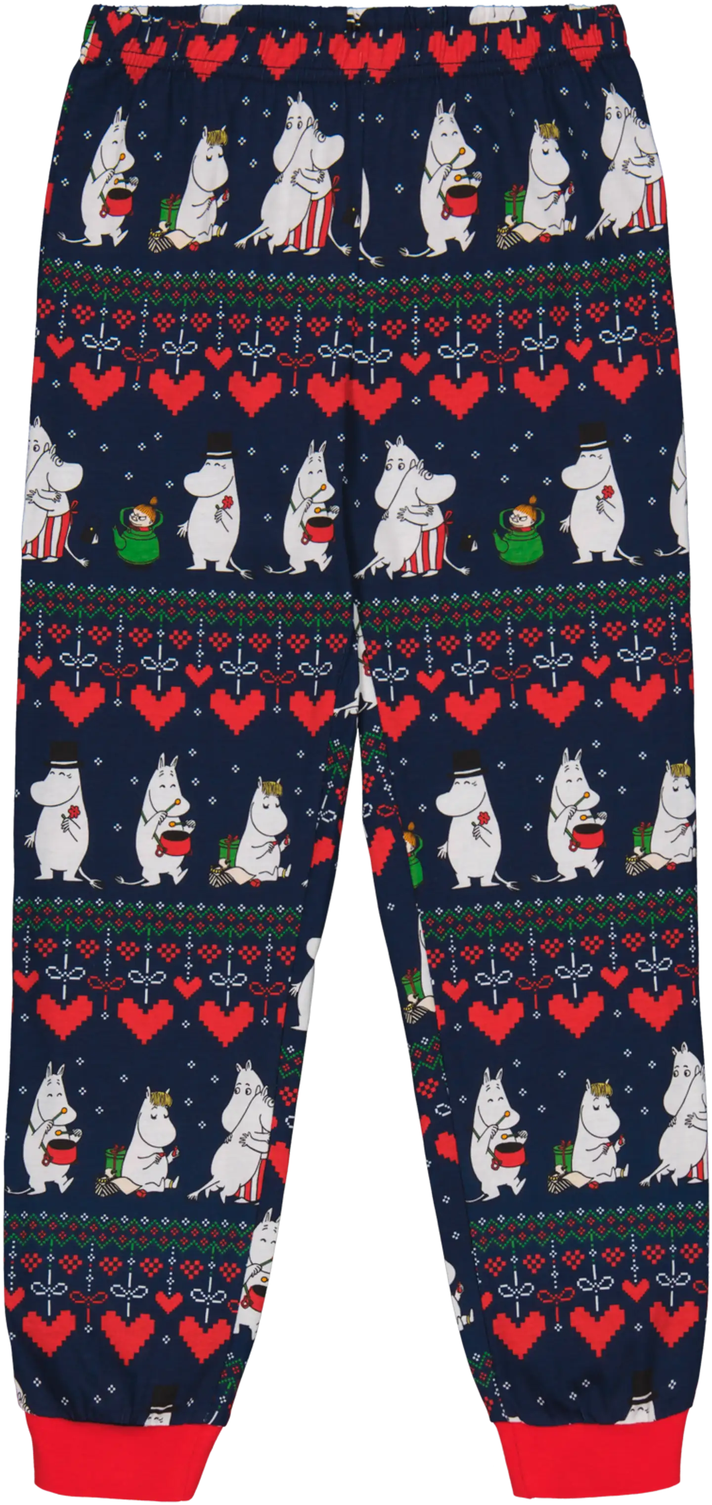 Moomin by Martinex lasten pyjama Talvisydän 590398 - tummansininen - 3