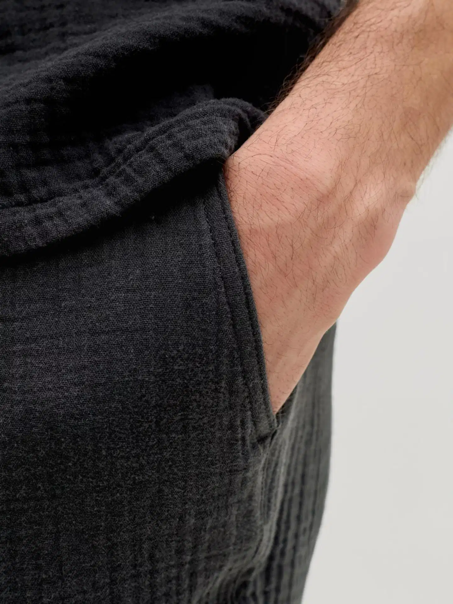 JJ REBEL miesten shortsit Jrebjason - BLACK - 8