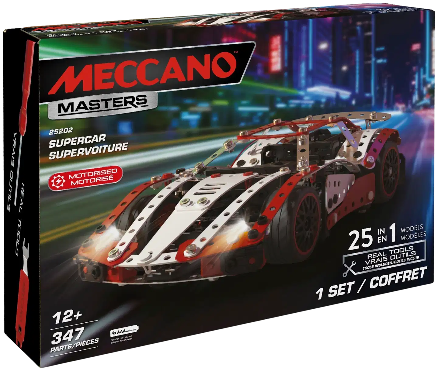 Meccano Multi Model Supercar -rakennussarja - 2