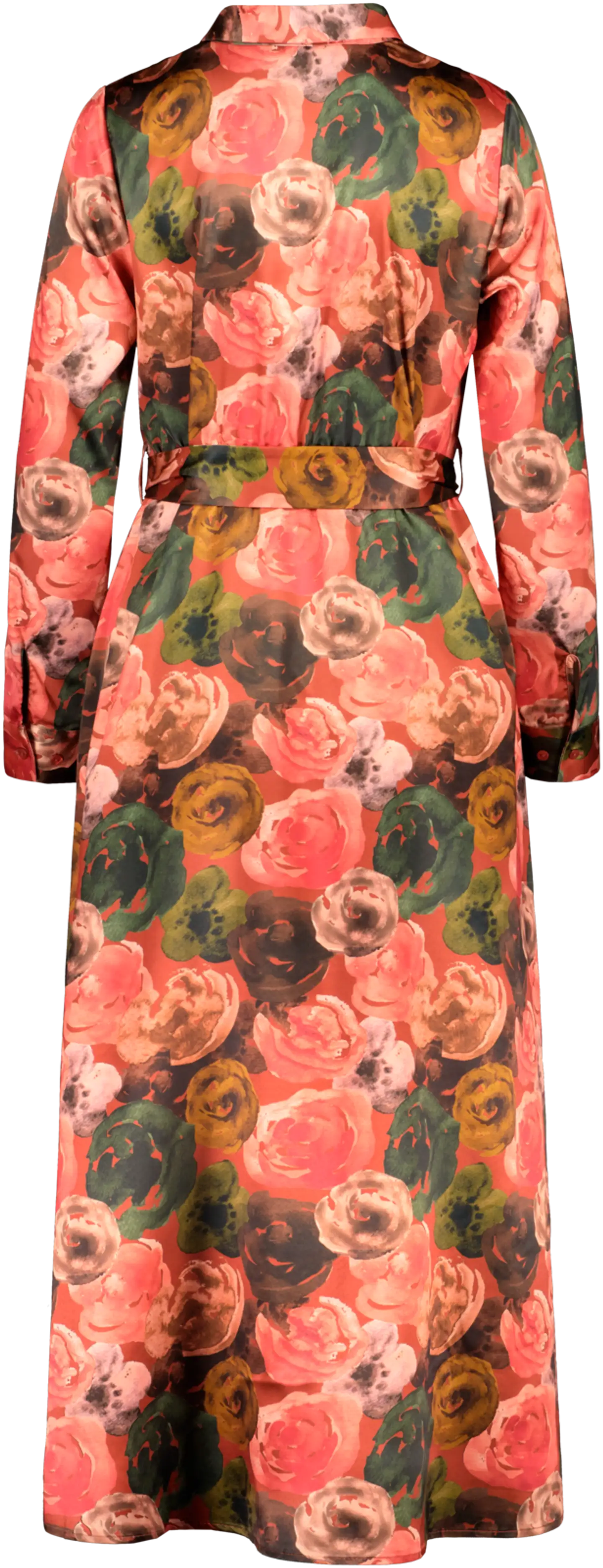 London Fog naisten kaulusmekko 213L292506 - multicolor aop - 2