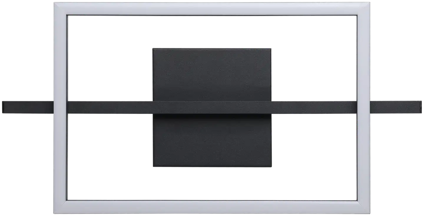 EGLO kattovalaisin Amandolo LED 17W 40x20 cm RGB CCT musta/valkoinen - 2