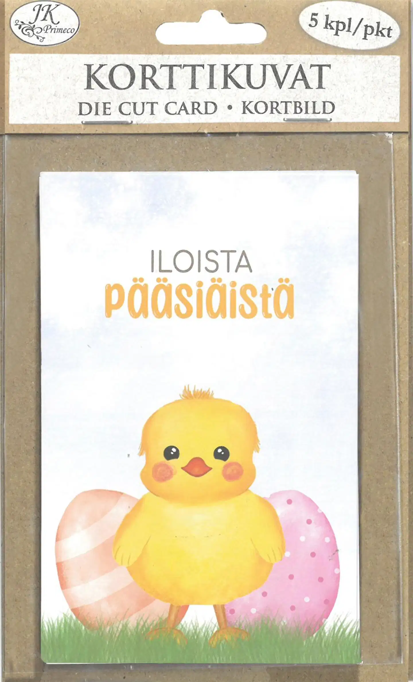 J.K. Primeco korttikuva Pääsiäistipu 5kpl