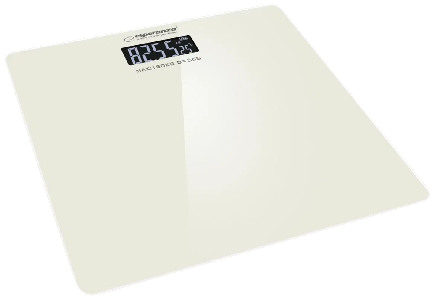 Esperanza Henkilövaaka elektroninen valkoinen EBS002W - 1