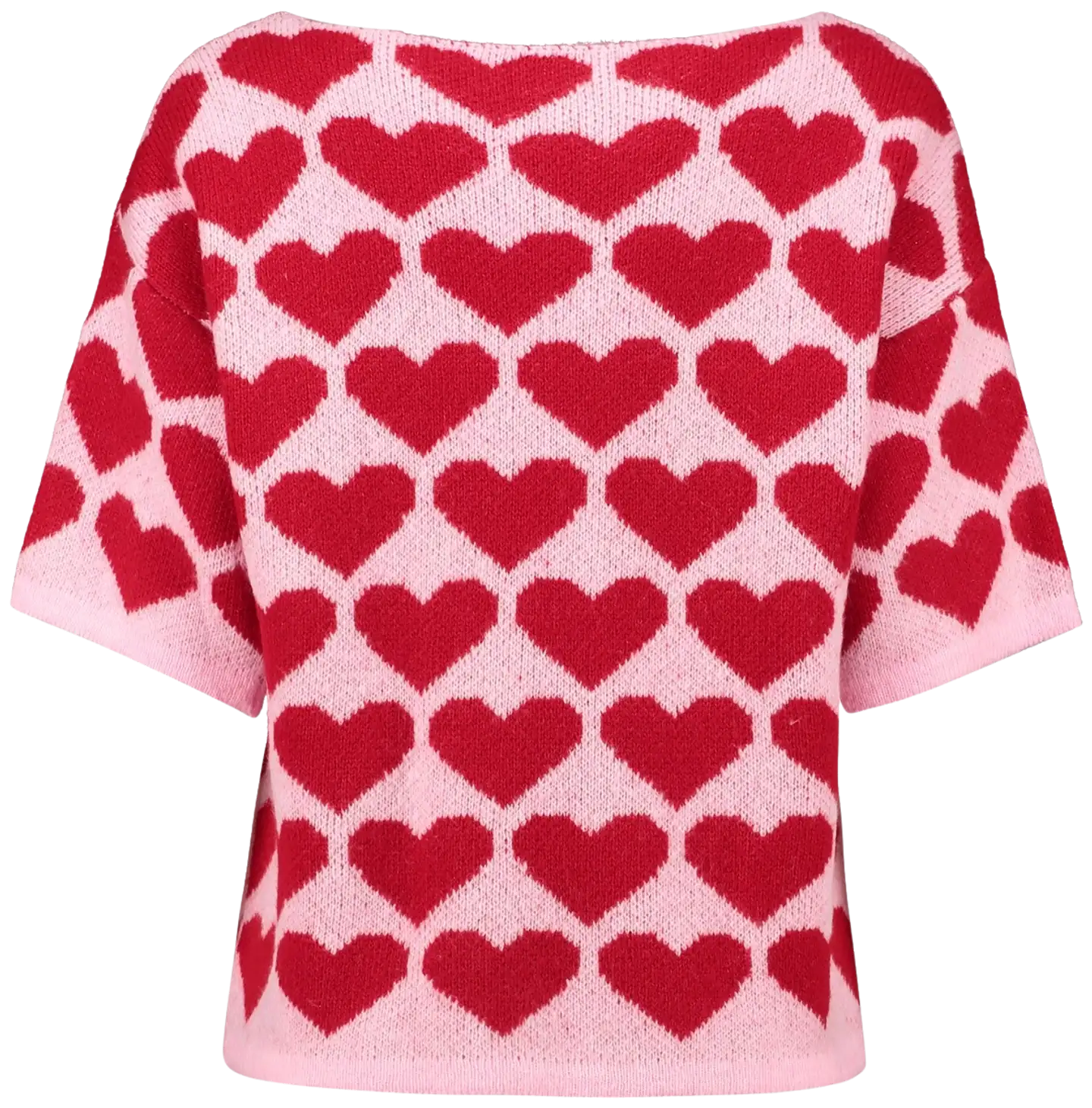 Hailys naisten sydänneule Sa44nna - pink/red heart - 3